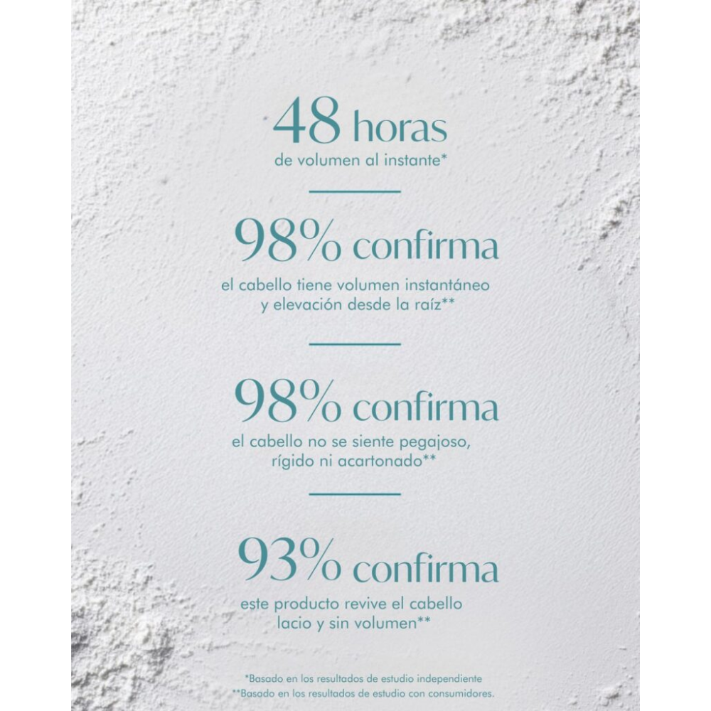 Polvo para dar textura y volumen al cabello
