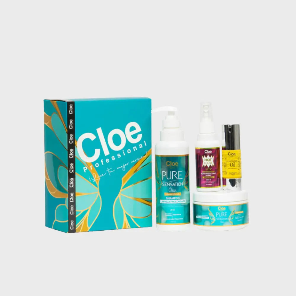 Pack Cloe Pure Sensation Clear Cuero Cabelludo Graso Y Puntas Secas