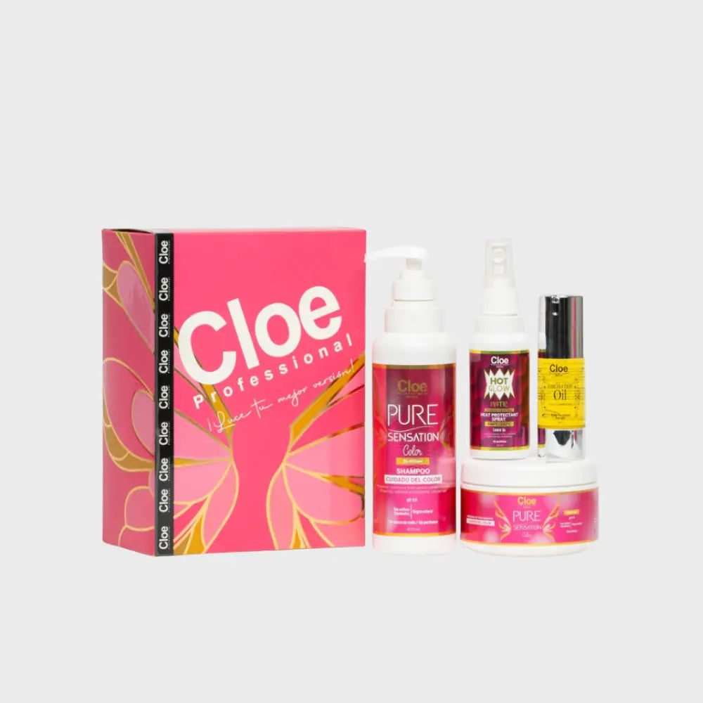Pack Cloe Pure Sensation Color Cabellos Con Color