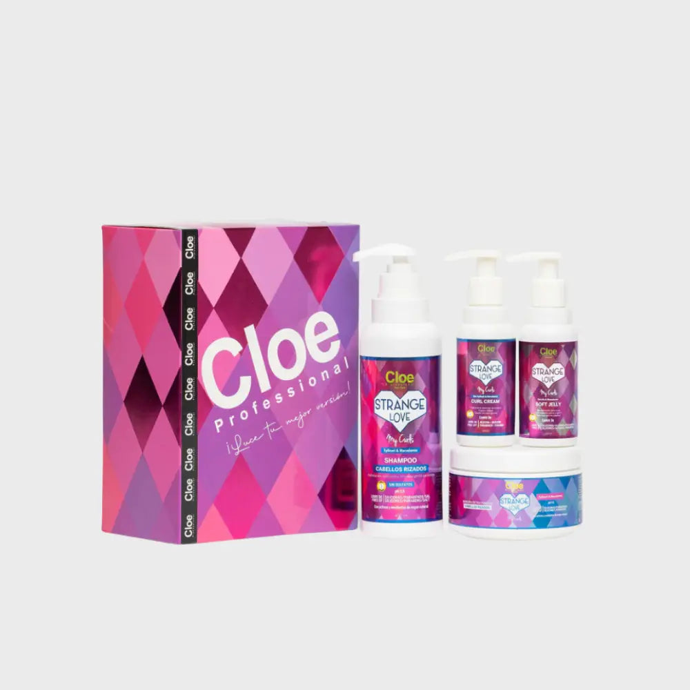 Pack Cloe Pure Sensation Strange Love Cabello Crespo