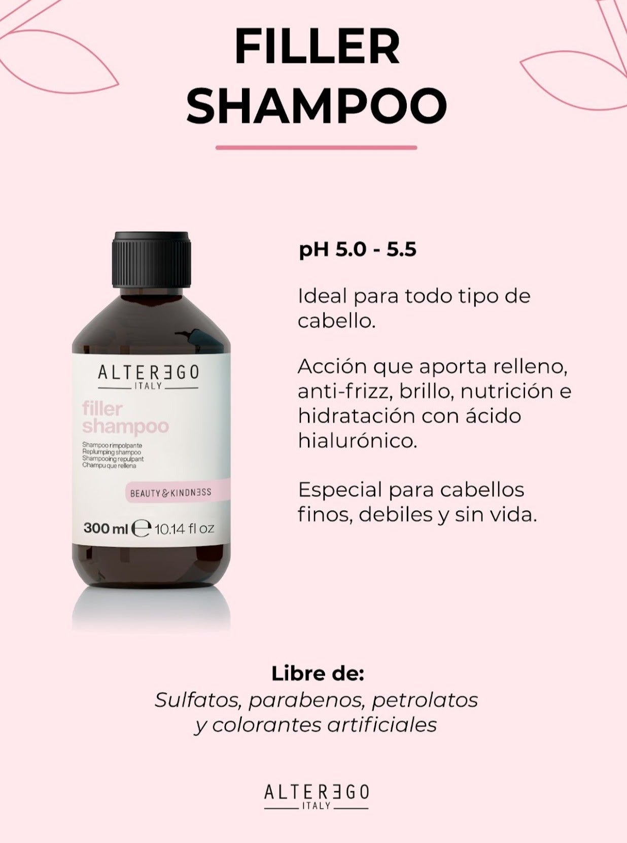 Shampoo Filler (Rellenador Acido H)