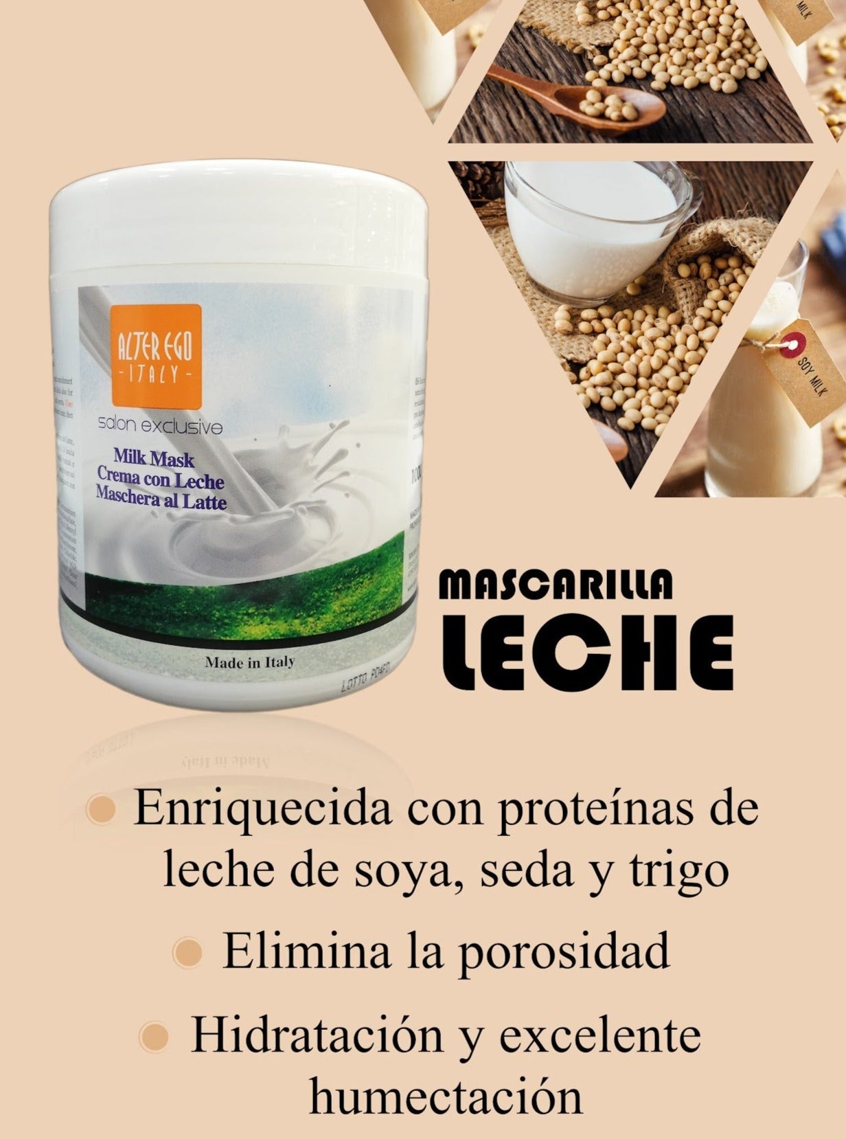 Mascarilla de Leche AlterEgo 500 ml