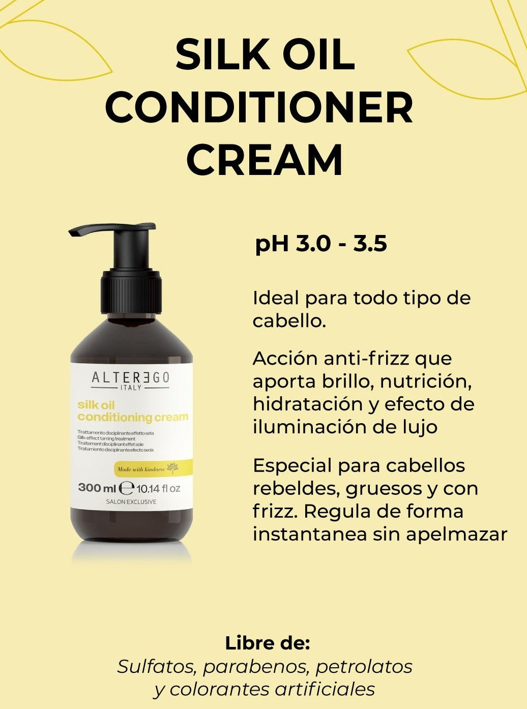 Tratamiento Silk Oil (Disciplinante Efecto Seda)