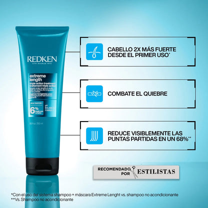 Tratamiento Extreme Length 6% (Con Enjuague)