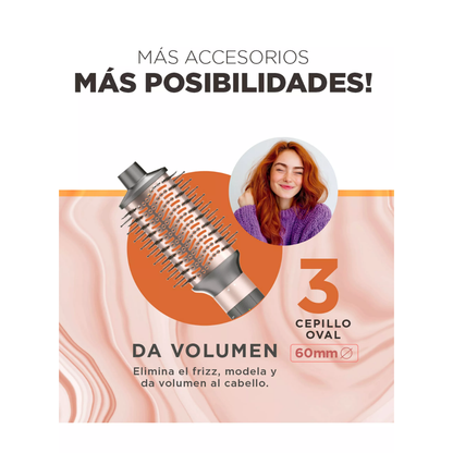 Cepillo Secador 8 En 1 Gama // Multistyler UniQ Vibrance 8