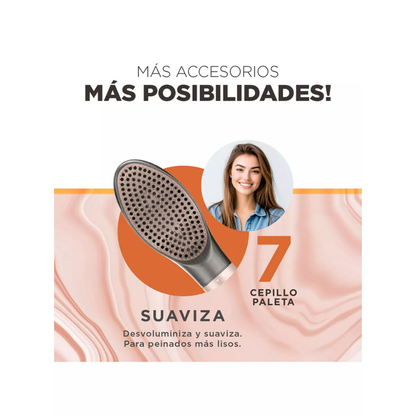 Cepillo Secador 8 En 1 Gama // Multistyler UniQ Vibrance 8
