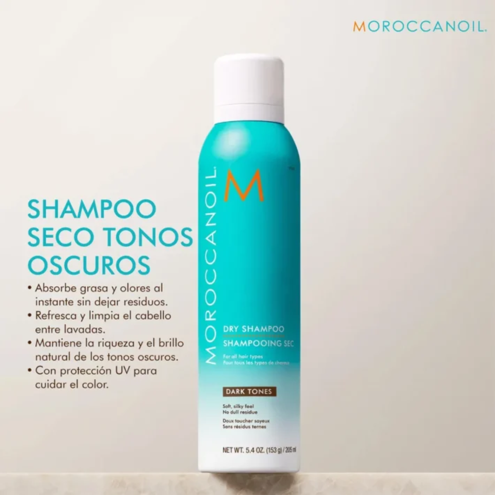 Shampoo en Seco Tonos Oscuros Moroccanoil 205ml