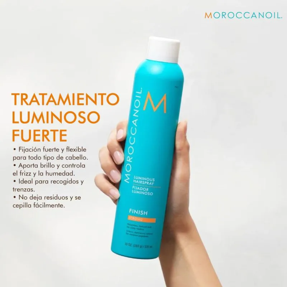 Fijador Spray Luminoso Strong Moroccanoil