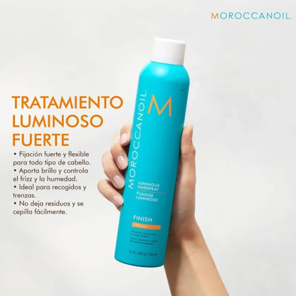 Fijador Spray Luminoso Strong Moroccanoil