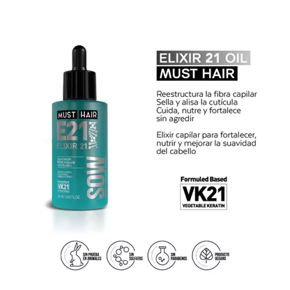 Elixir 21 - Must Hair Serum Fortalecedor