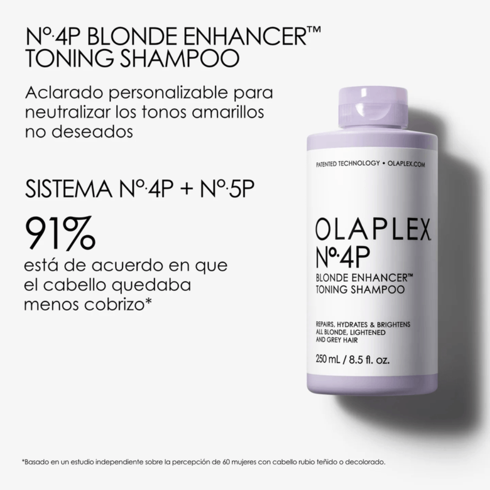 Olaplex N4p Shampoo Tonalizante Violeta Potenciador De Rubio