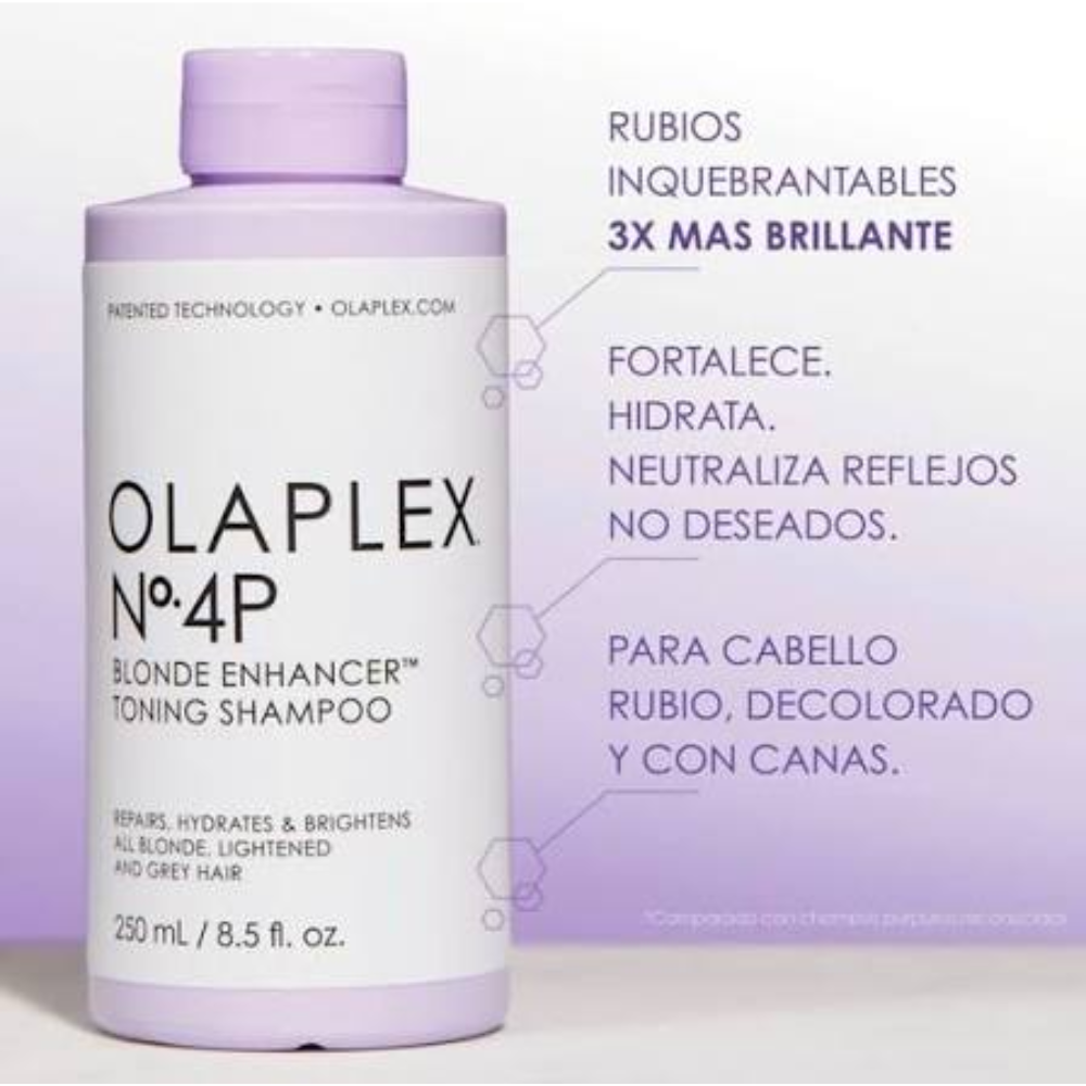 Olaplex N4p Shampoo Tonalizante Violeta Potenciador De Rubio