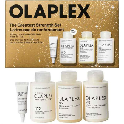 Set x4 de regalo Olaplex La máxima fuerza Reparación