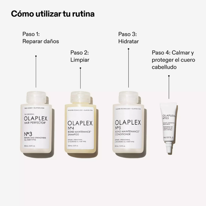Set x4 de regalo Olaplex La máxima fuerza Reparación