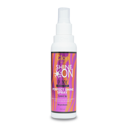 Shine One Black Spray De Brillo Y Acondicionador Sin Enjuague