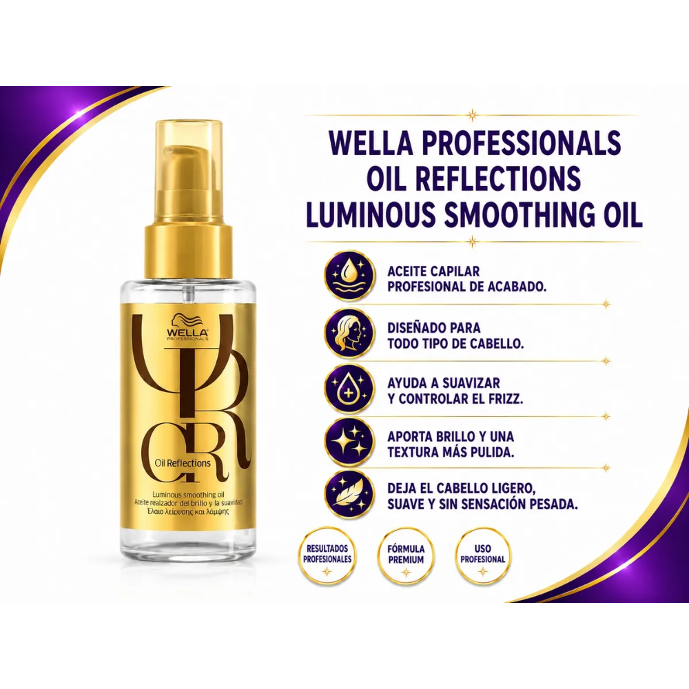 Wella Oil Reflections Aceite Realzador del Brillo y Suavidad