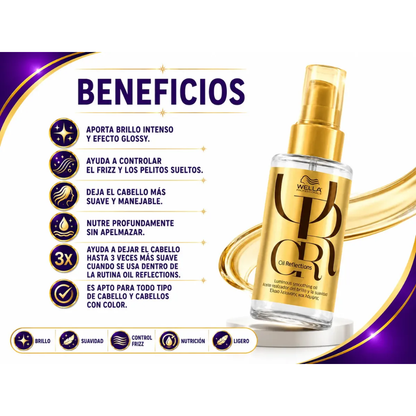 Wella Oil Reflections Aceite Realzador del Brillo y Suavidad