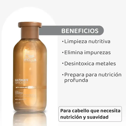 Wella Shampoo Hidratante Ultimate Smooth