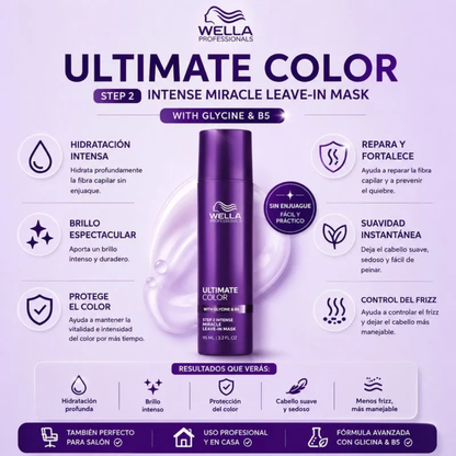Wella Ultimate Color Step 2 Mascarilla Sin Aclarado Intense Miracle