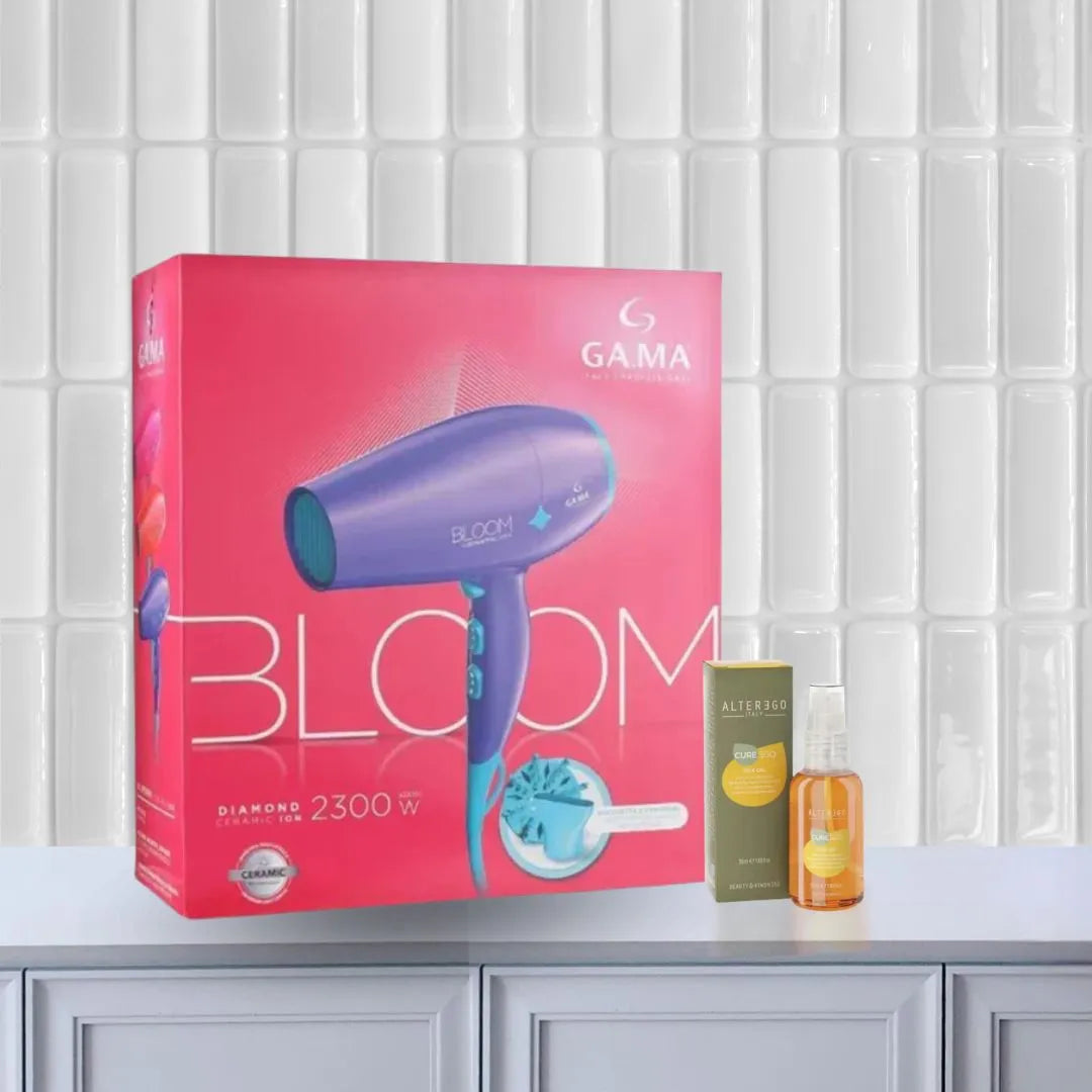 Pack Secador Bloom 2300w Gama + Aceite Silk Oil Alterego